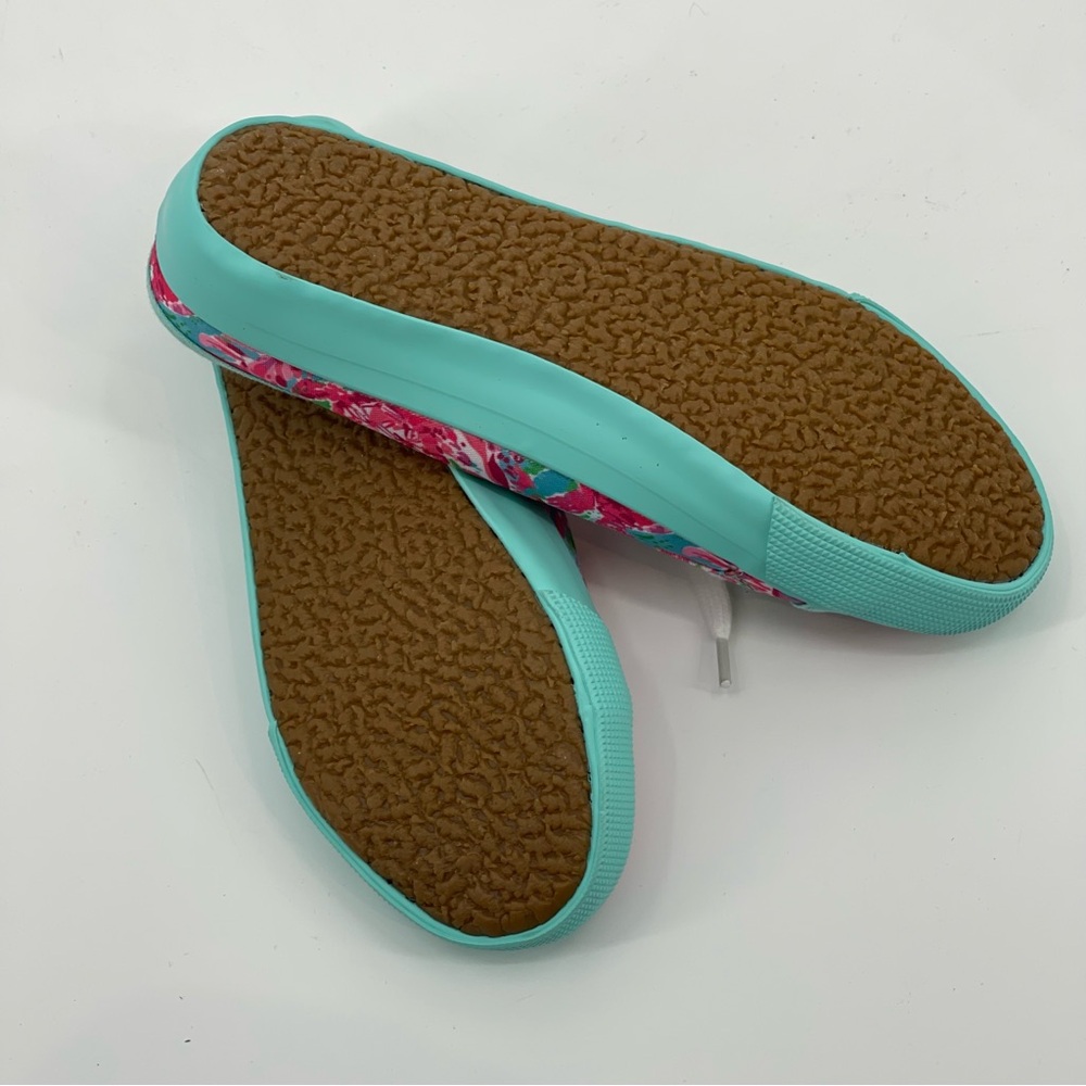 CHARLIE PAIGE WOMENS SIZE 8 LOW BACK SNEAKER , LIKE NEW , PREOWNED. FLOR… - Picture 2 of 6